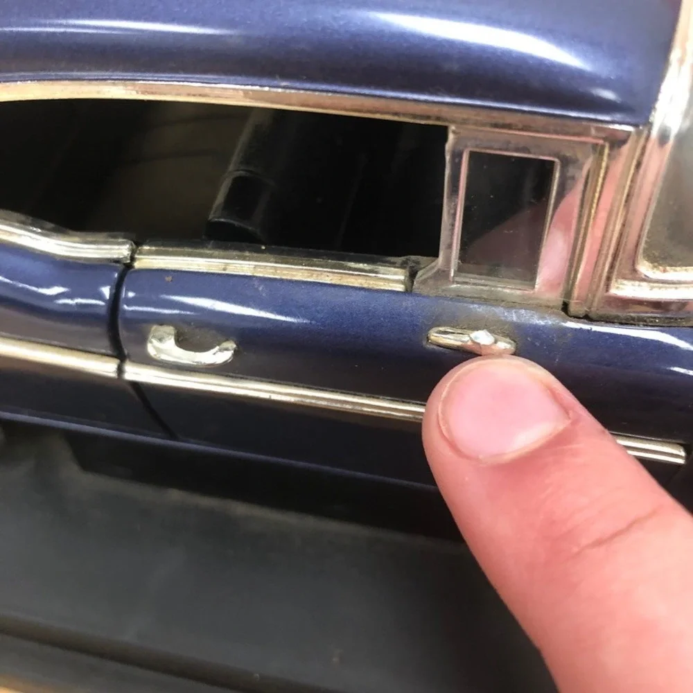 Chevrolet 1957 Bel Air Diecast Model Car 1:18 Adult Blue Vintage Style